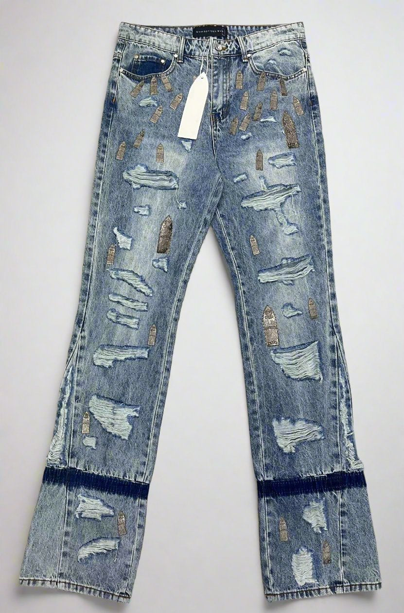 Black Amplified Gnarly Jeans