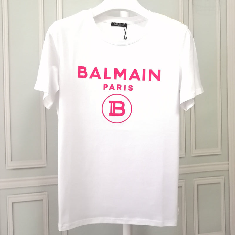 White Pink BaIman Logo