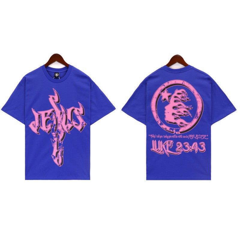 HSTAR 'Luke 23:43' Purple/Pink Tee