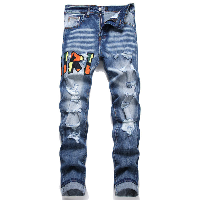 'Cartoon Miri letters' Jeans