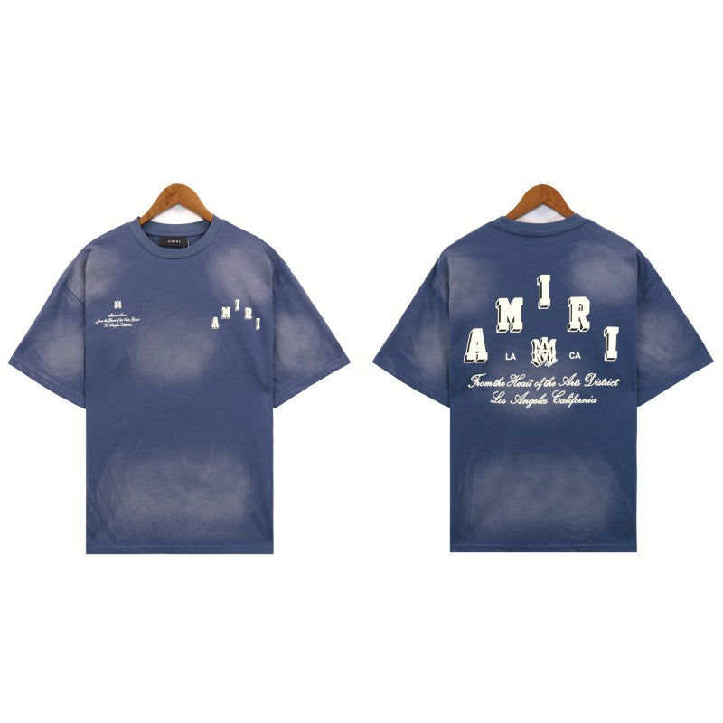 AM 'Vintage Collegiate' Blue Tee