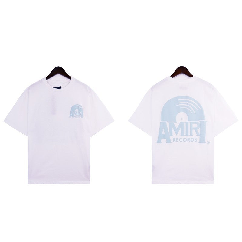 AM 'Records White Blue' Tee