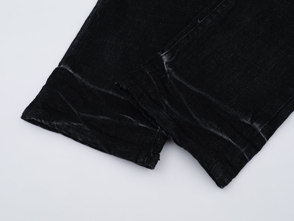 P506 BLK Ripped Jeans