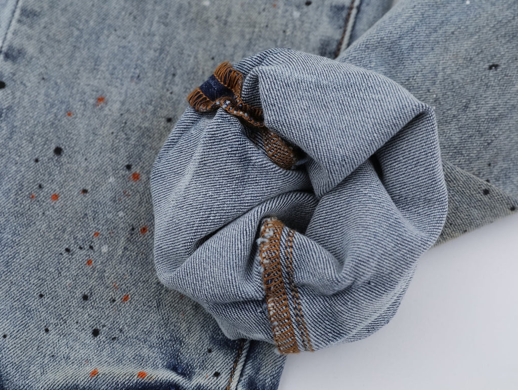 P132 Denim Brushed Jeans