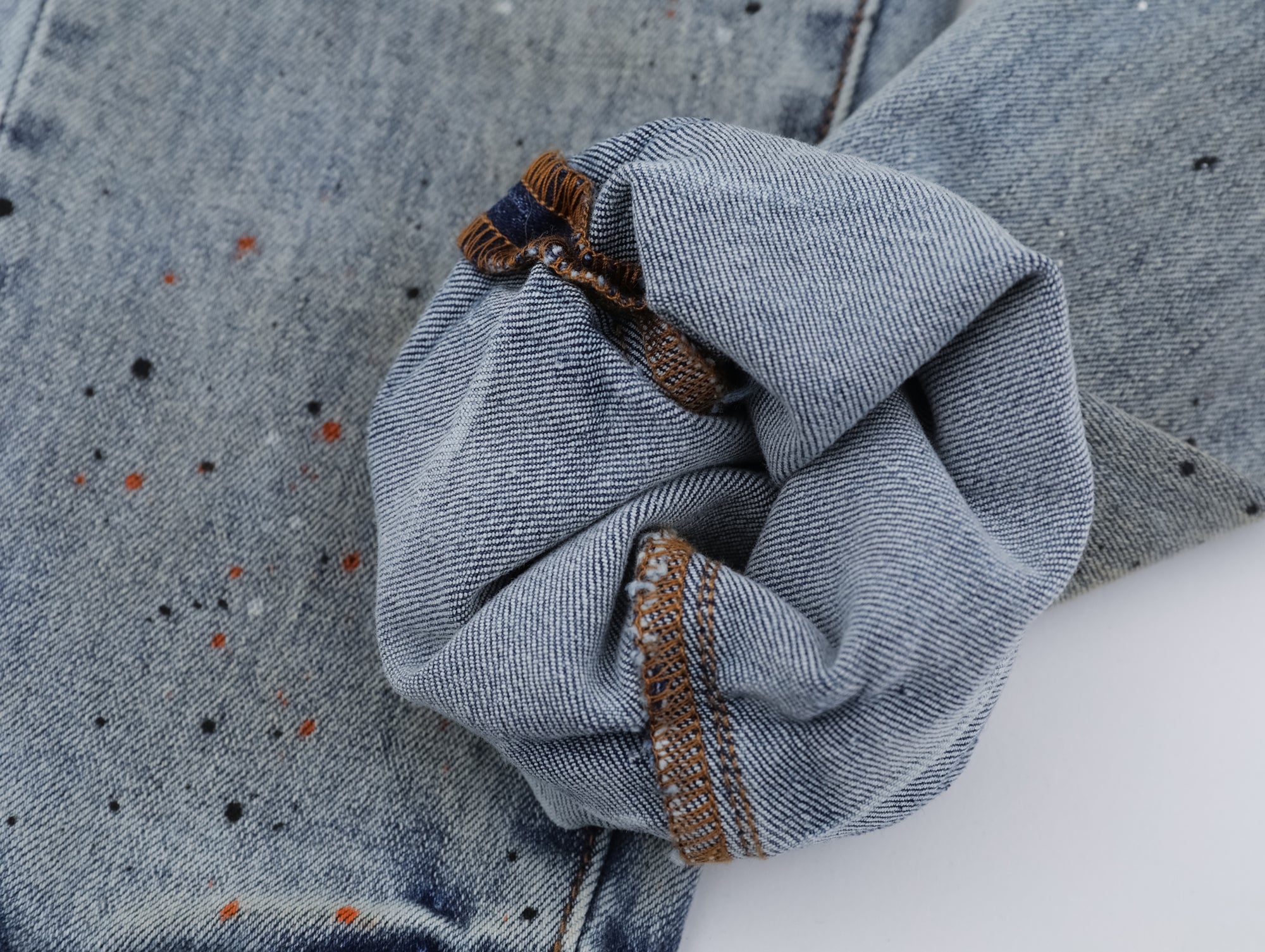 P132 Denim Brushed Jeans