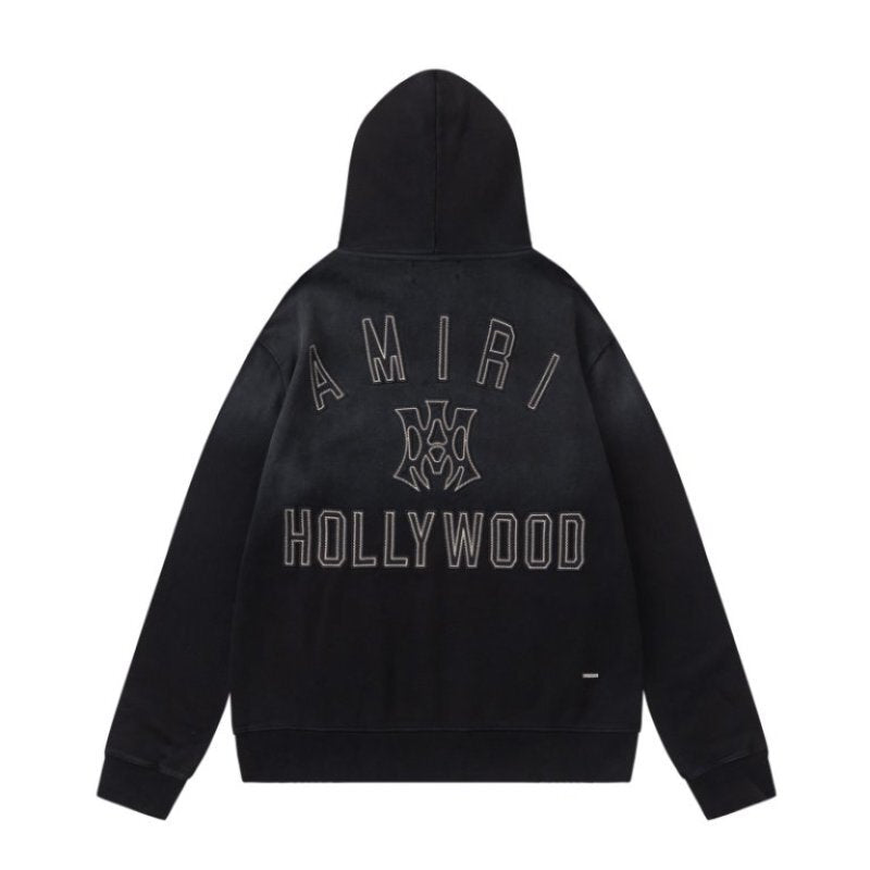 Amiri Logo Embroidered Hoodie
