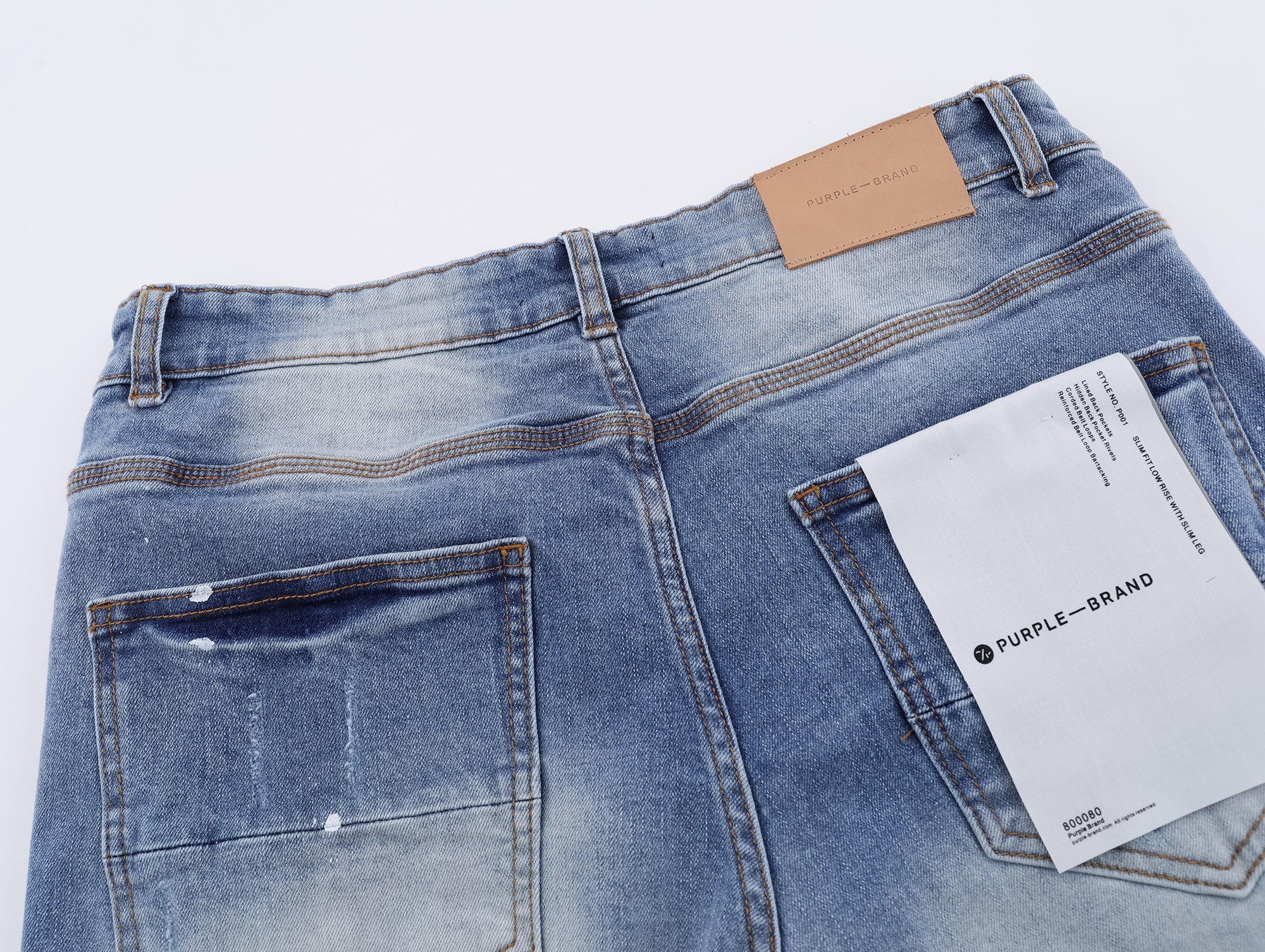 P129 Ripped Light Jeans