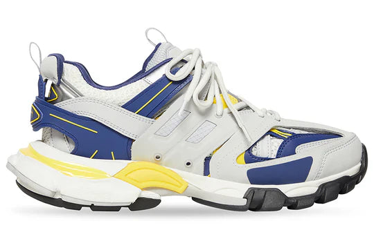 Gray, blue and yellow Track 3.0