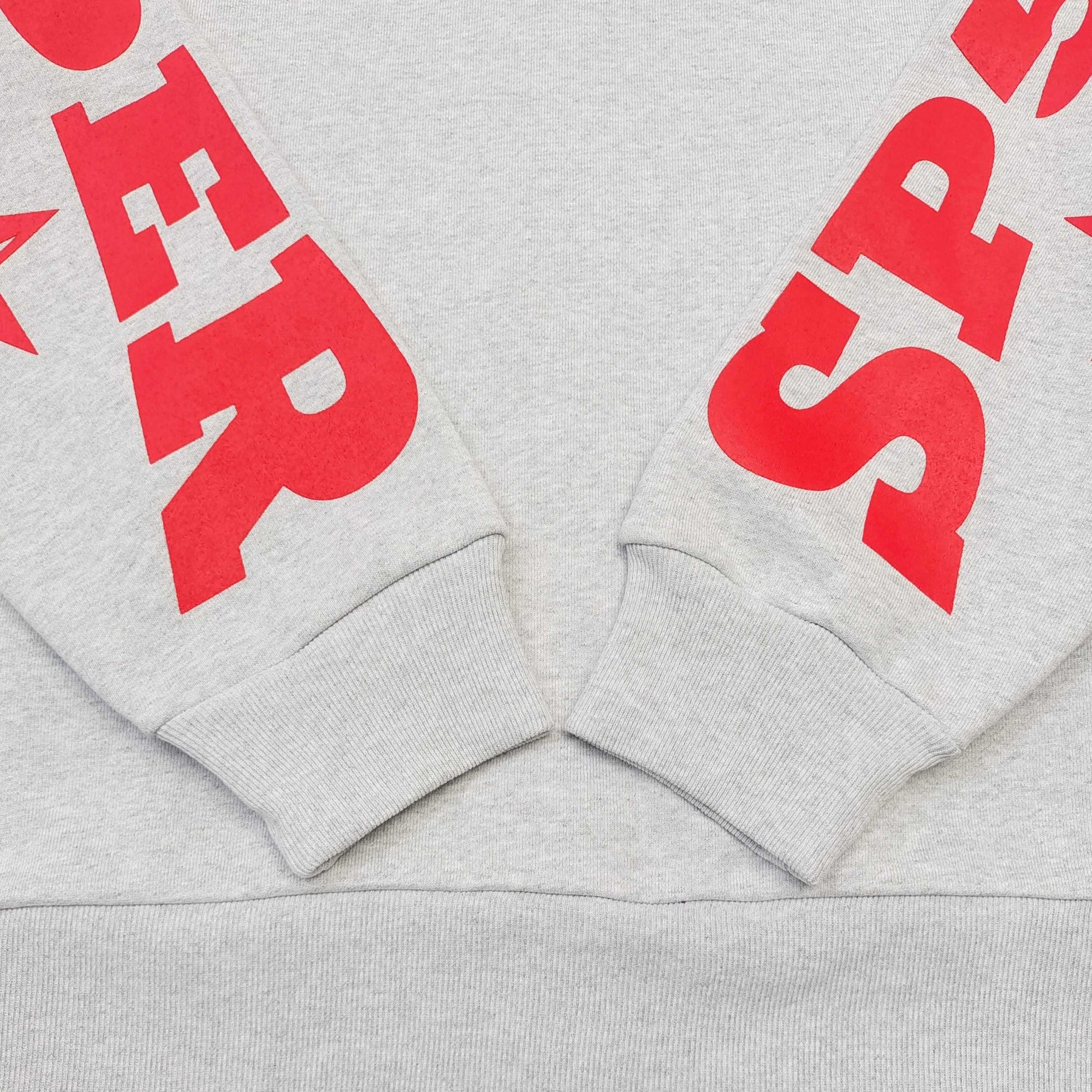 Sp5der MX555 Zip Hoodie Heather Grey