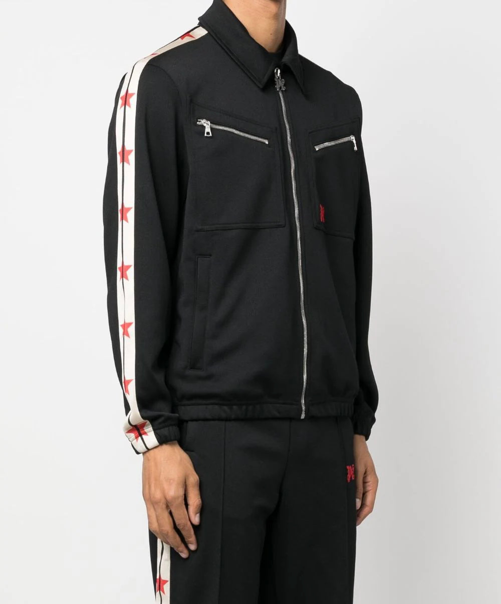 Paln Angles x H**s M*ney*ram star-print track jacket Black