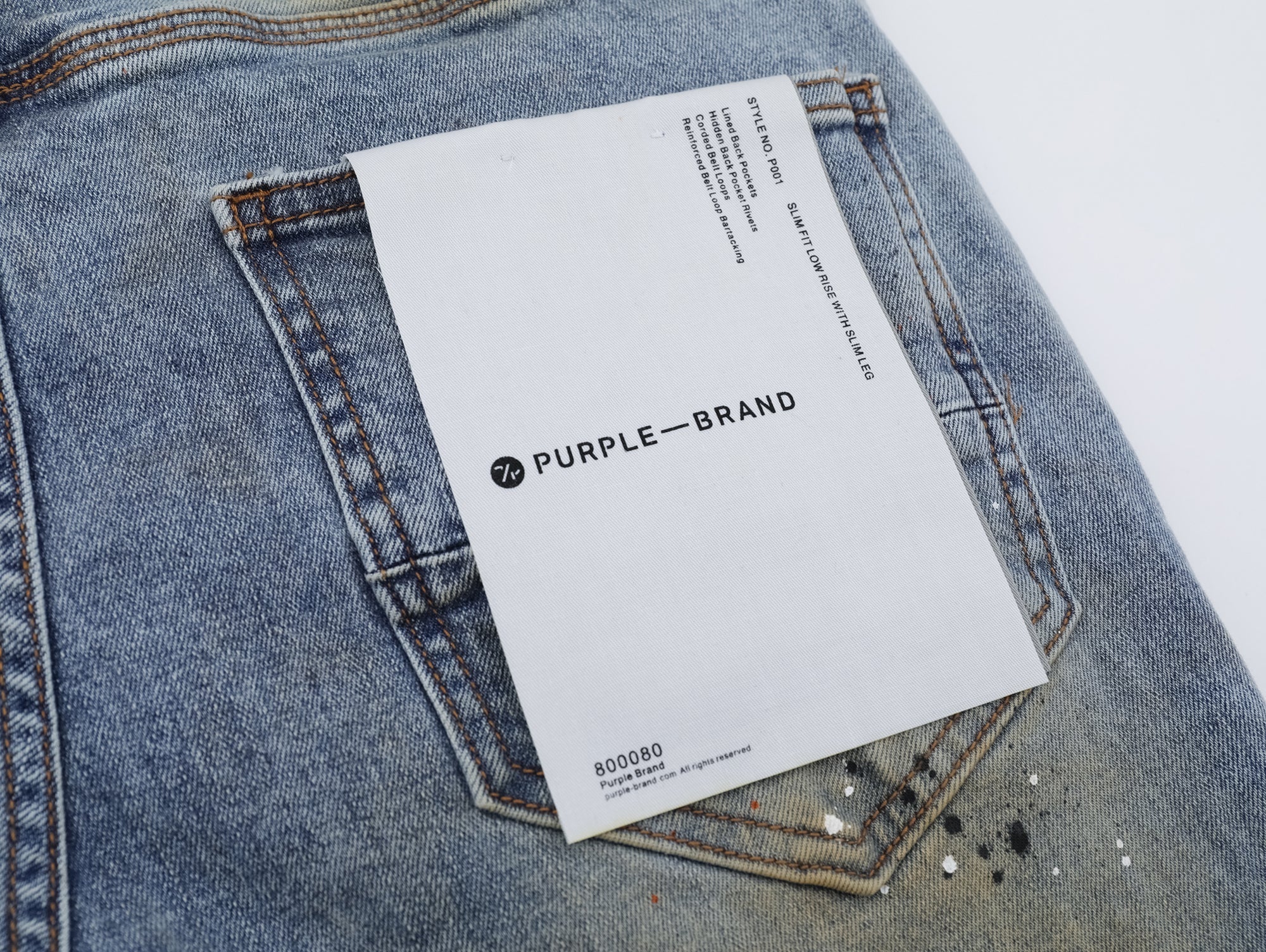 P132 Denim Brushed Jeans