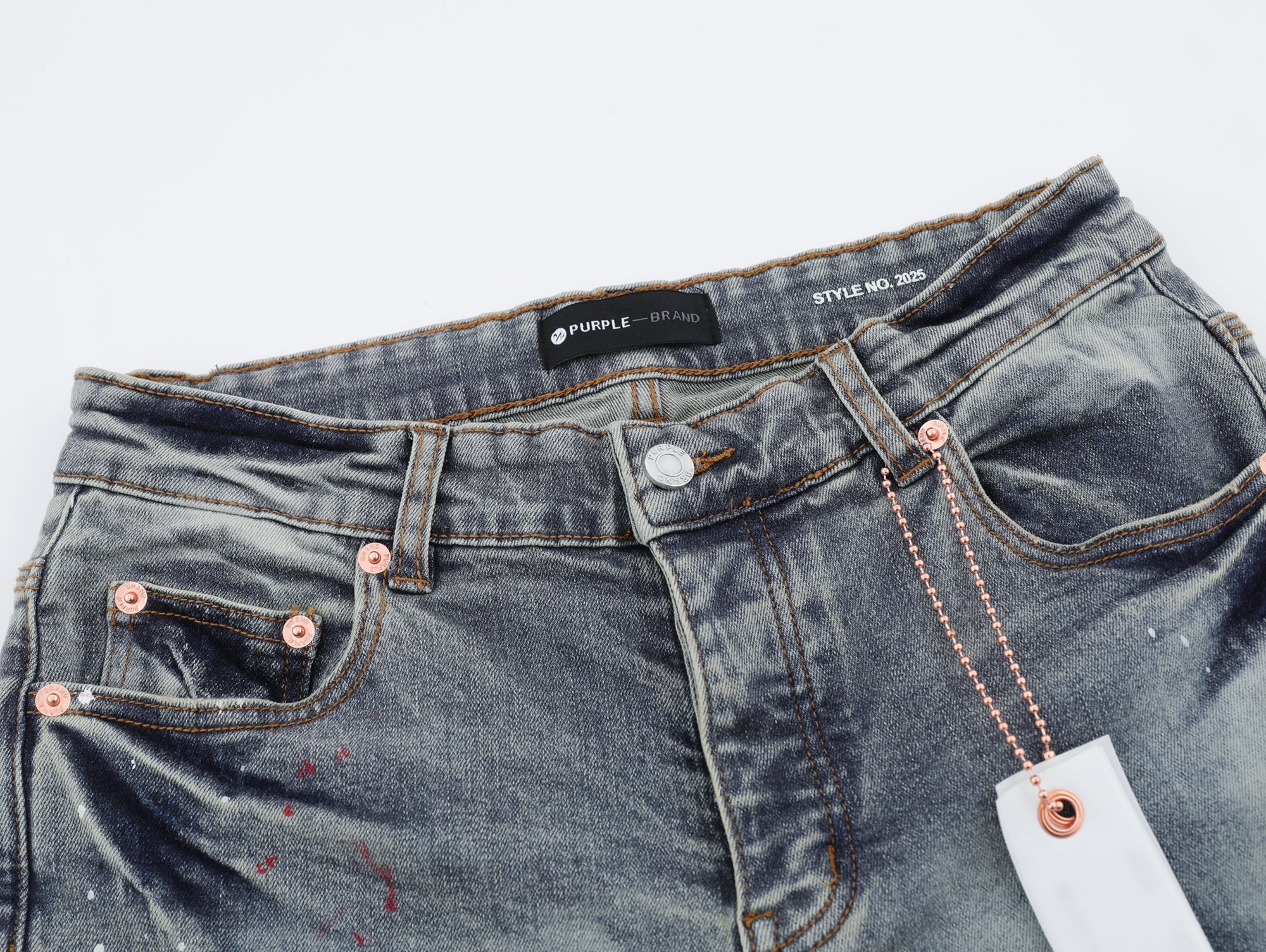 P505 Red/White dotted Jeans