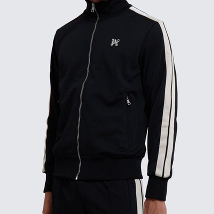 Paln Angles Track embroidered Black