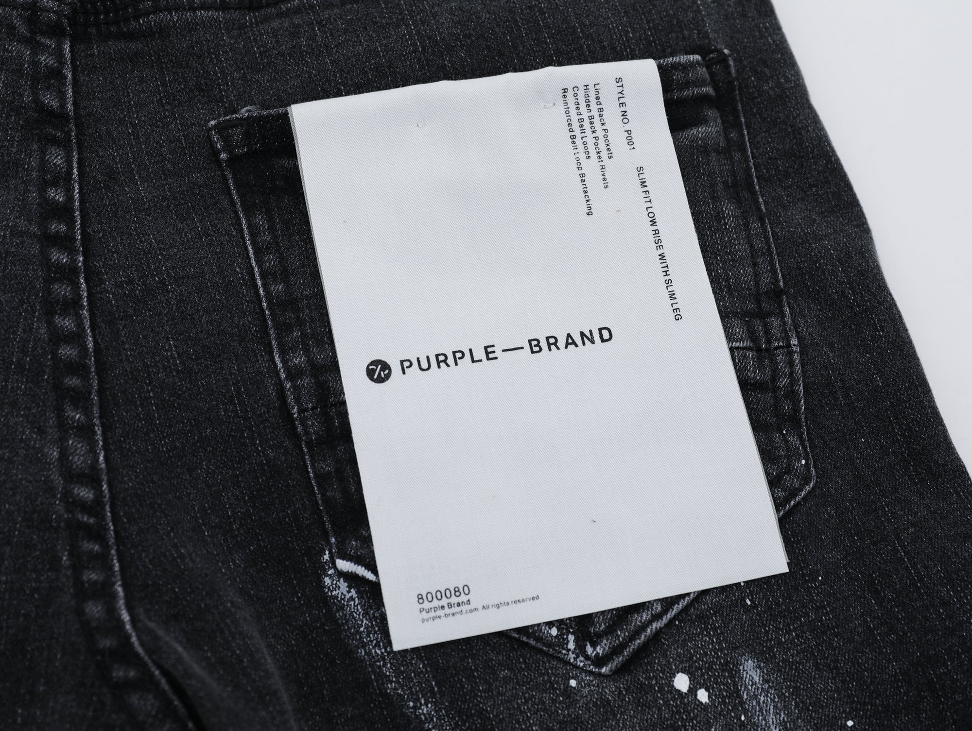 P108 BLK Jeans