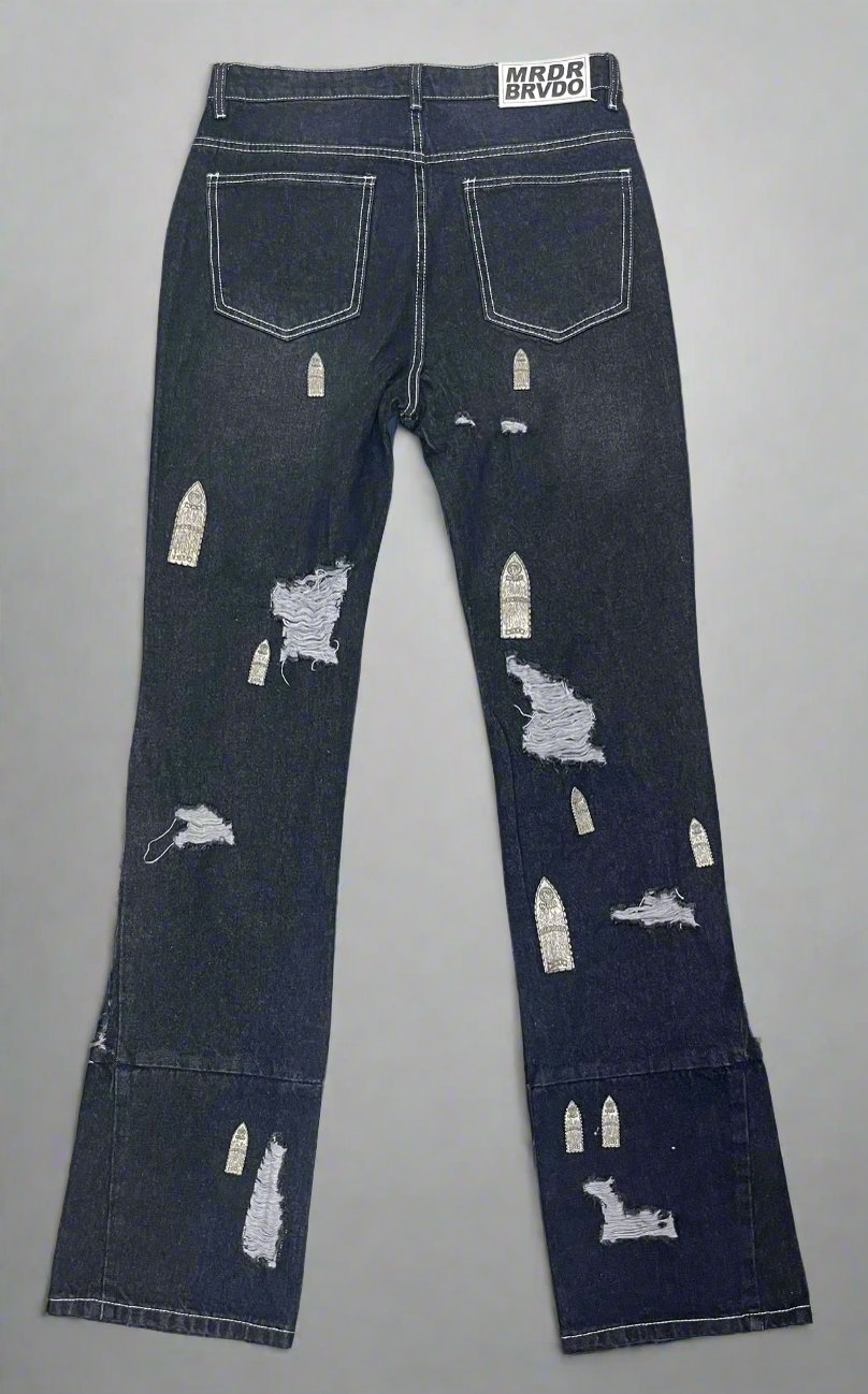 Black Amplified Gnarly Jeans