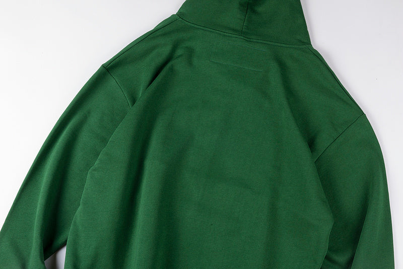 Sp5der Campers Field Zip Up Hoodie Green