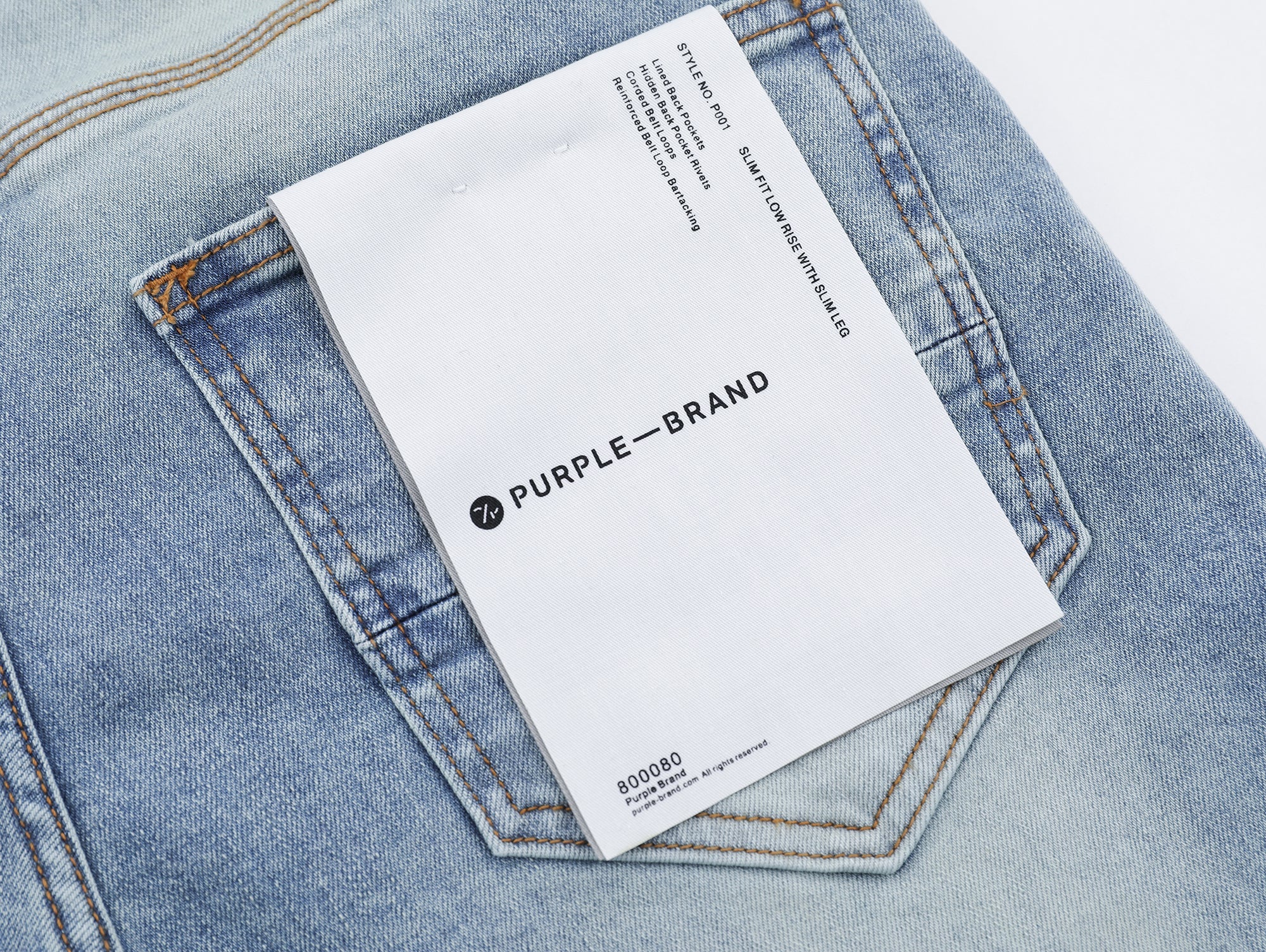 P105 Low Rise Denim Jeans