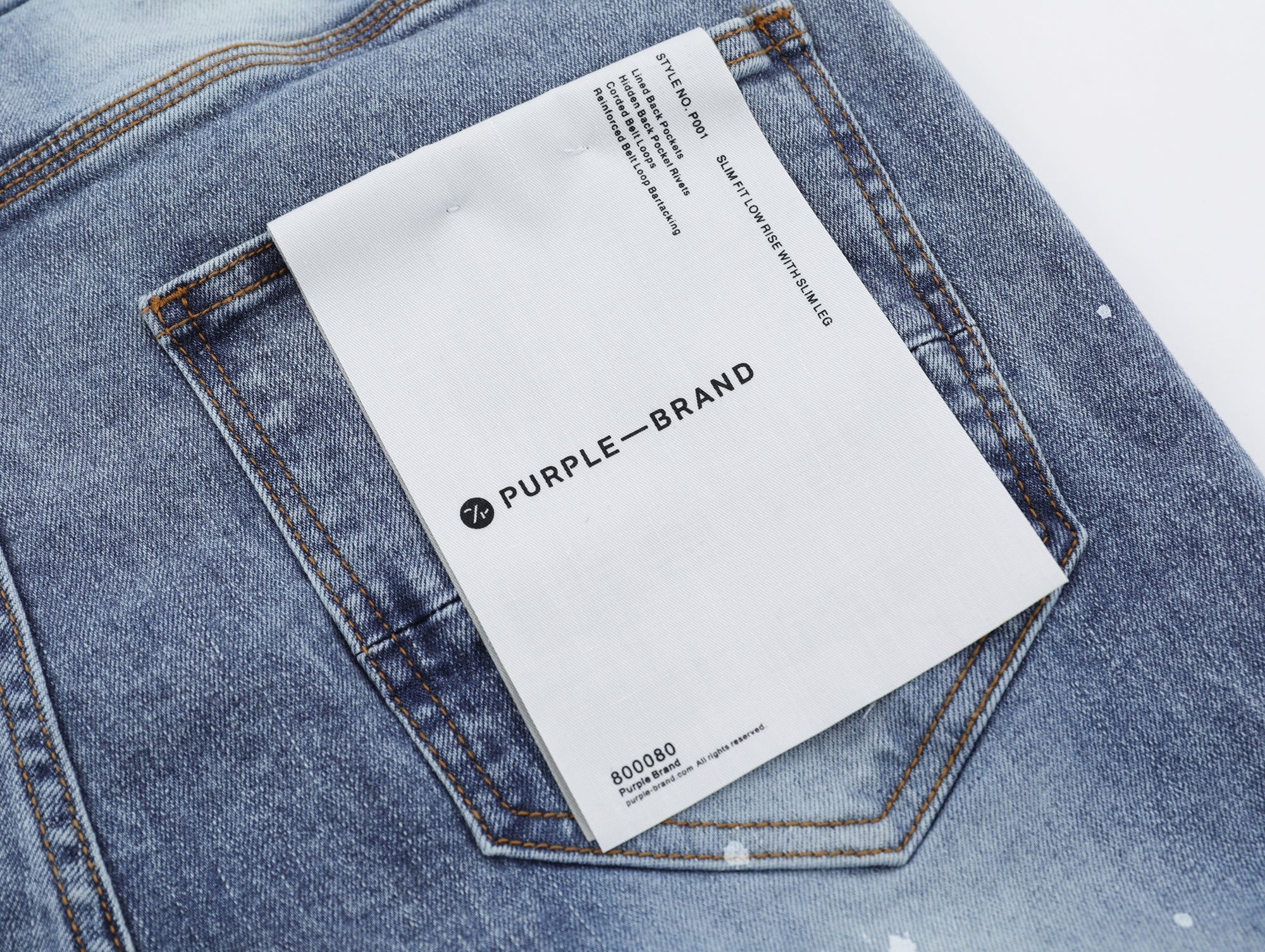 P128 Splattered Paint Jeans