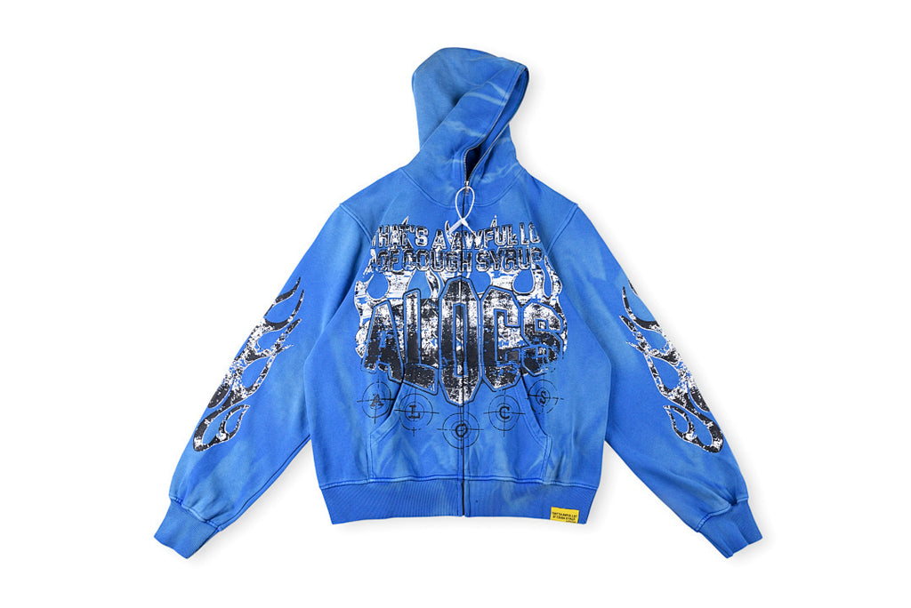 Cloud Full Zip Up Hoodie