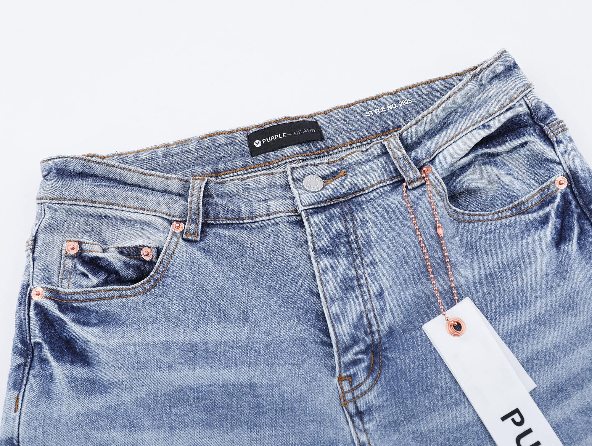 P135 Denim Black Branded Jeans