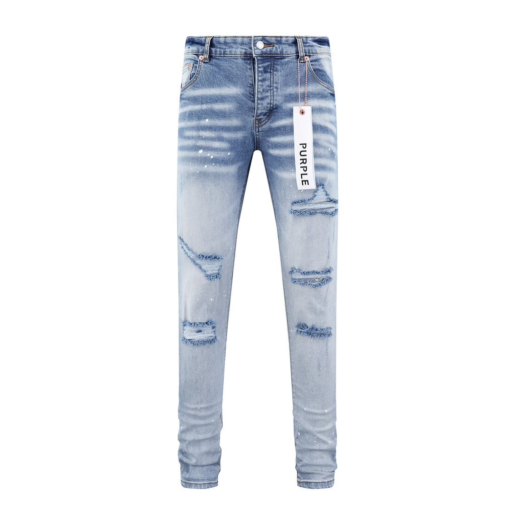 P129 Ripped Light Jeans
