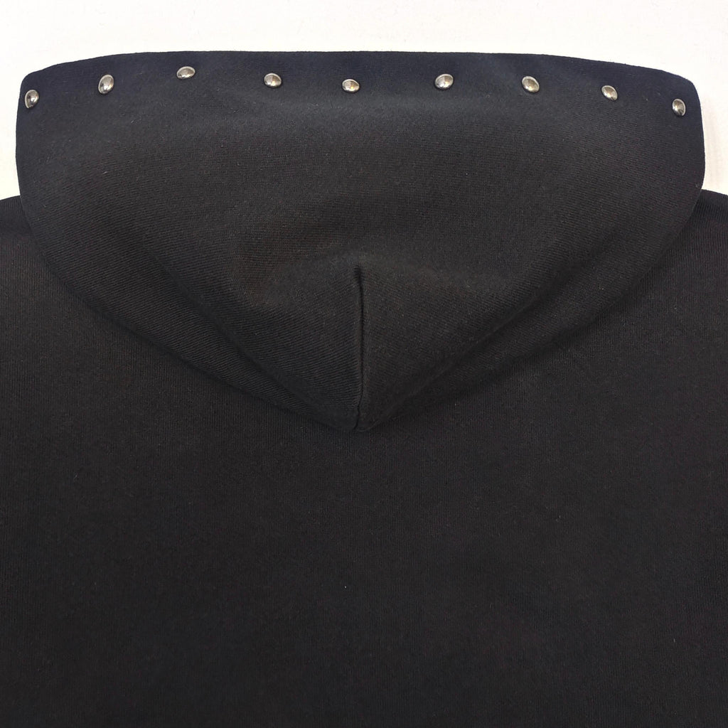 Sp5der Punk V3 Studded Hoodie Black