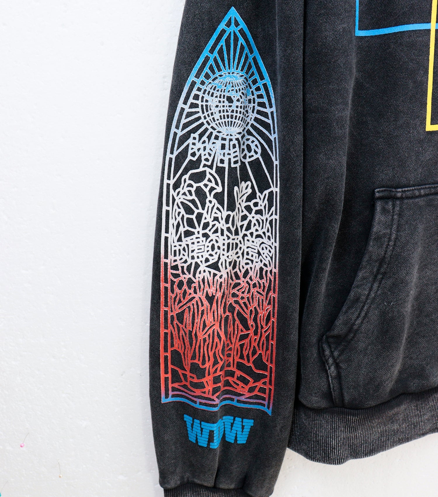 Black Intertwined Windows Hoodie