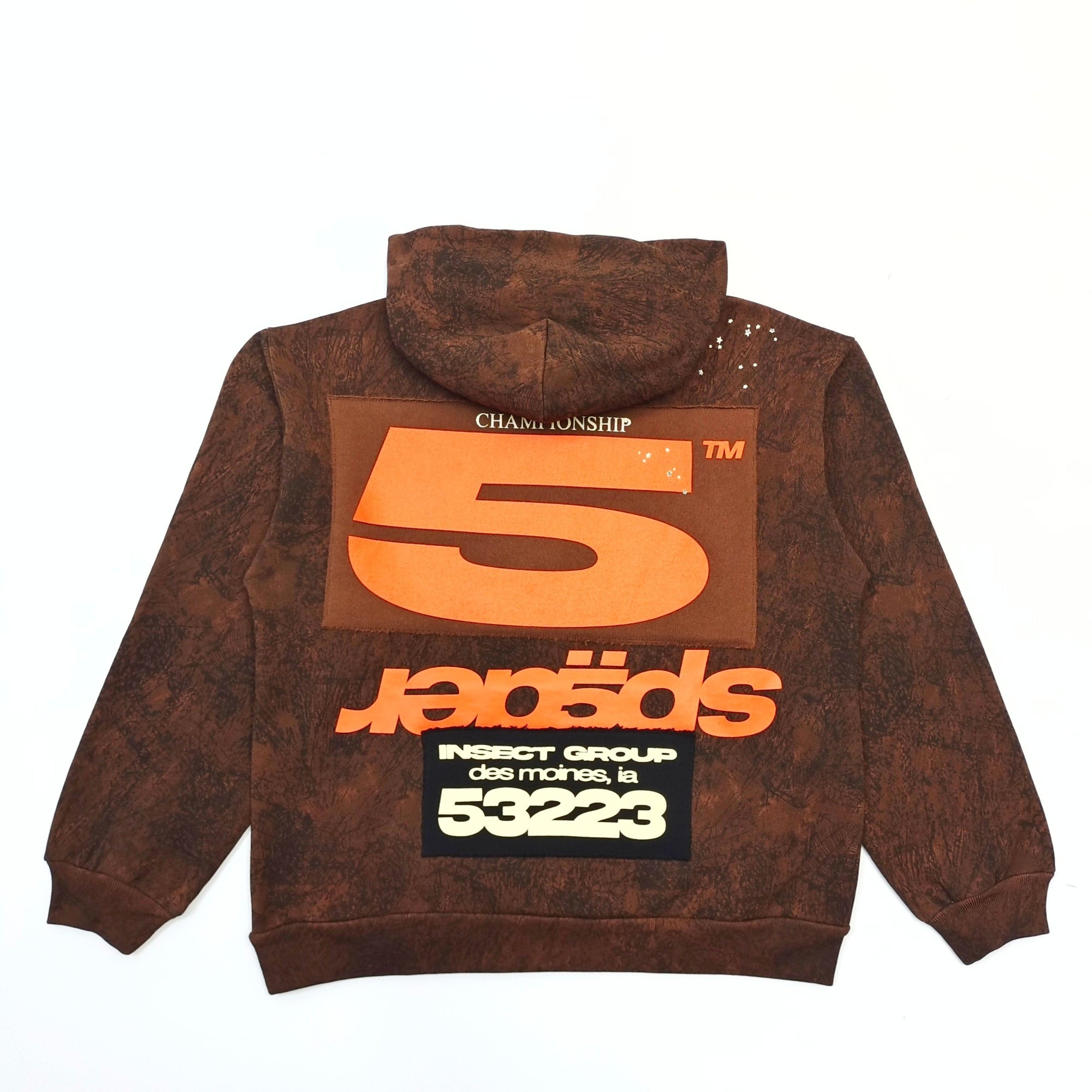 Sp5der T&F Tree Camo Hoodie 'Brown'