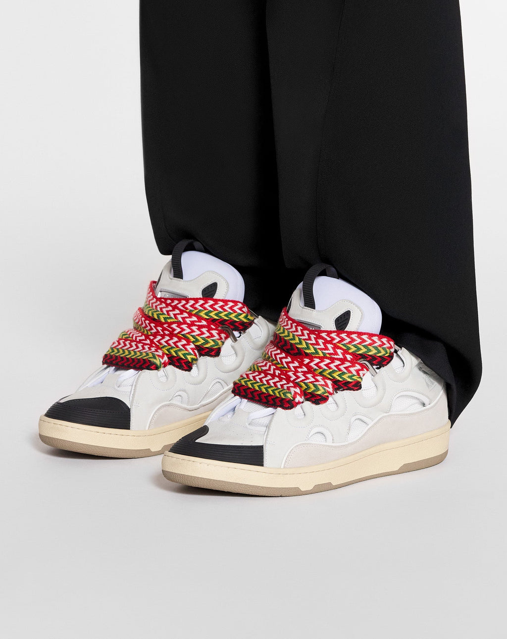 White Red/Green - Curb Sneakers