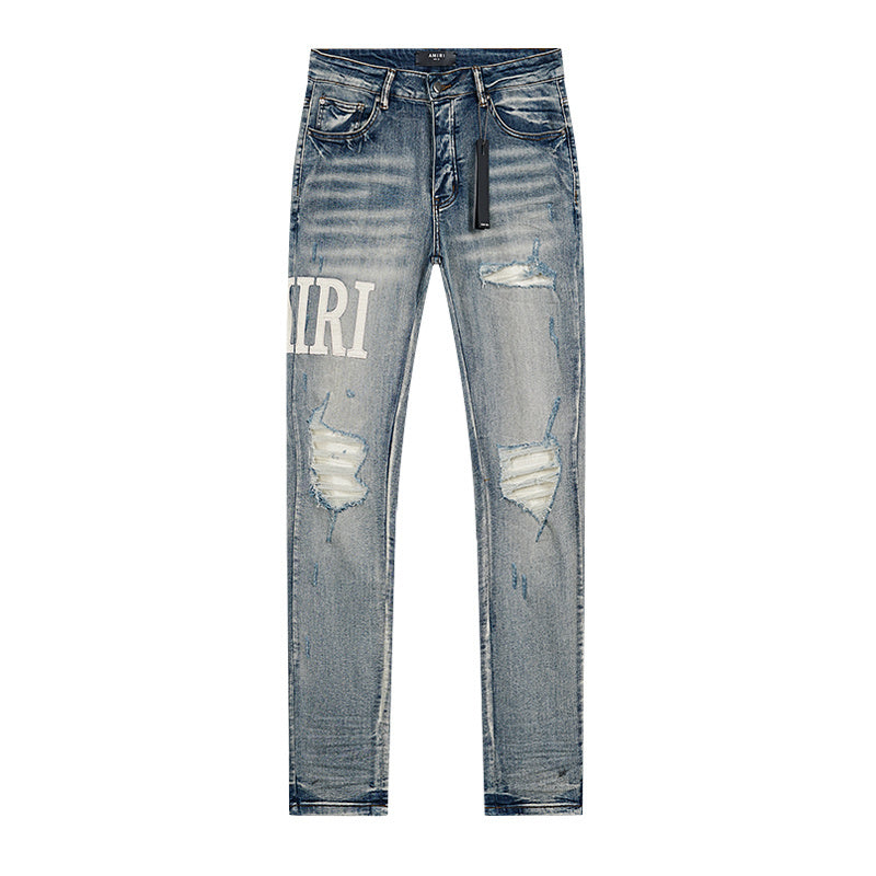 Exclusive Leather Amiri Jean - CLAY INDIGO