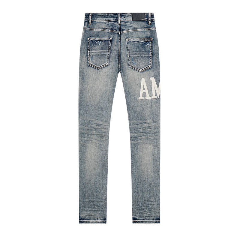 Exclusive Leather Amiri Jean - CLAY INDIGO