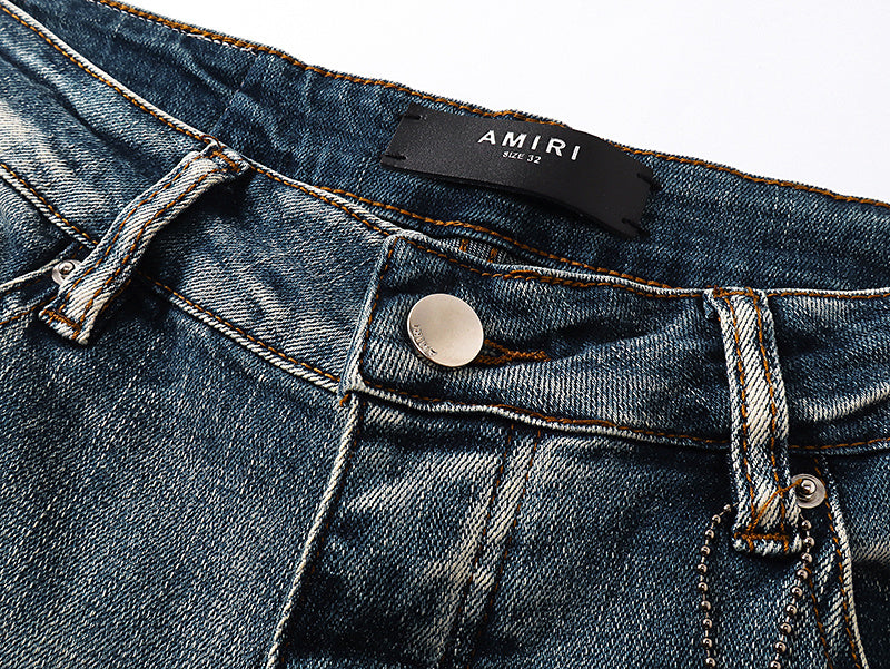 Exclusive Leather Amiri Jean - CLAY INDIGO