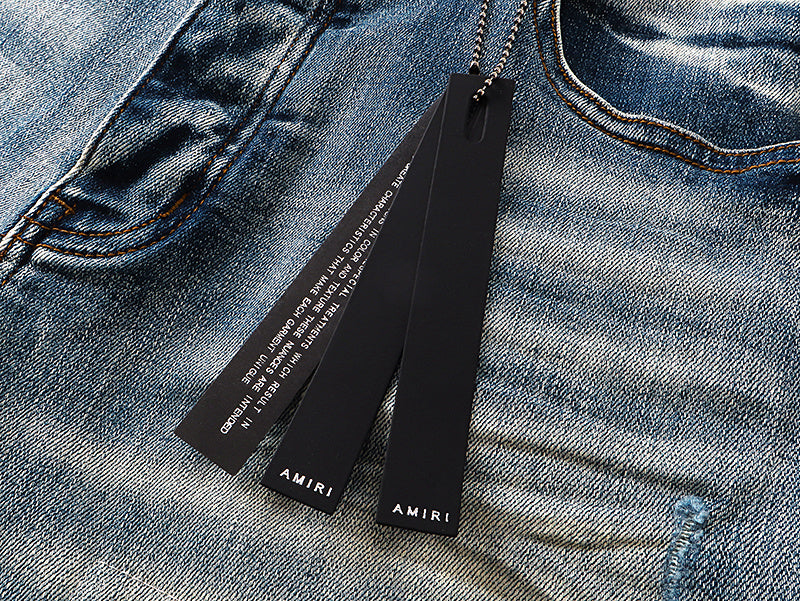 Exclusive Leather Amiri Jean - CLAY INDIGO