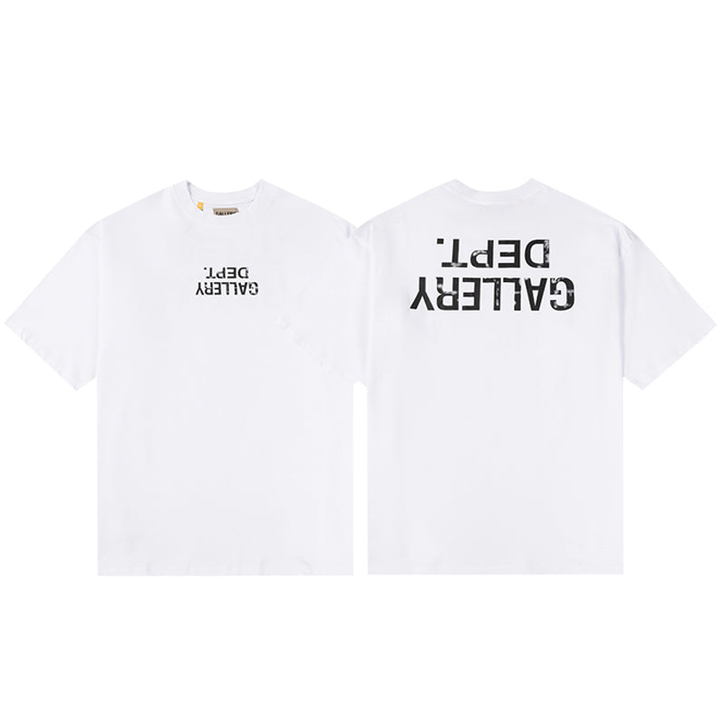 Gal 'Upside Down Logo' White Tee