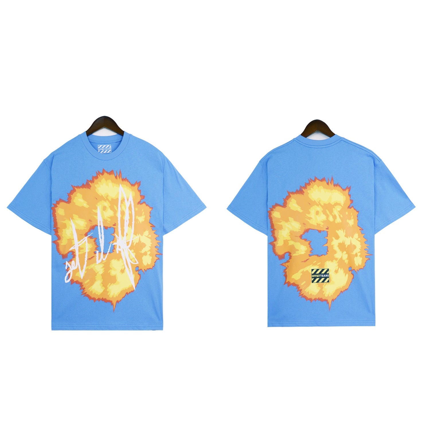 DT 'Set It Off' Sky Blue Tee
