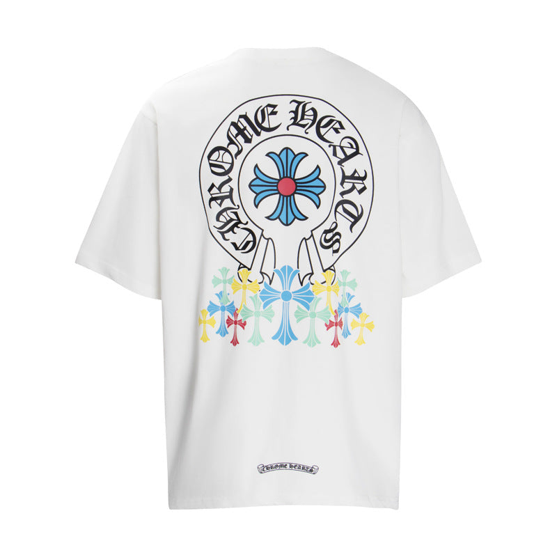 CH White Multicolor Cross