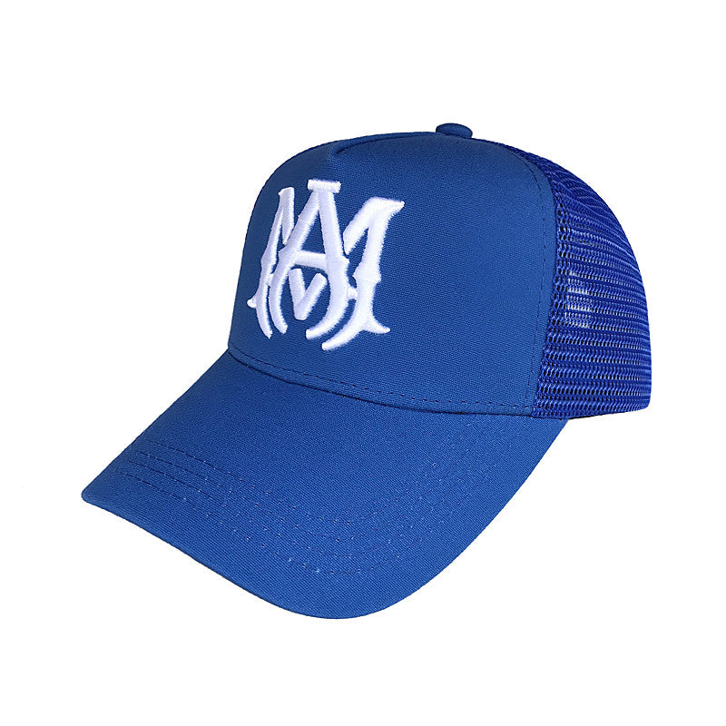 AM-blue and white