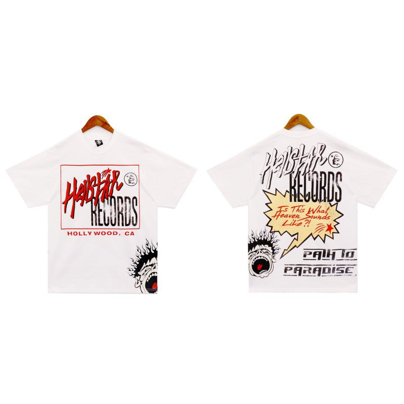 HSTAR 'Records' White Tee
