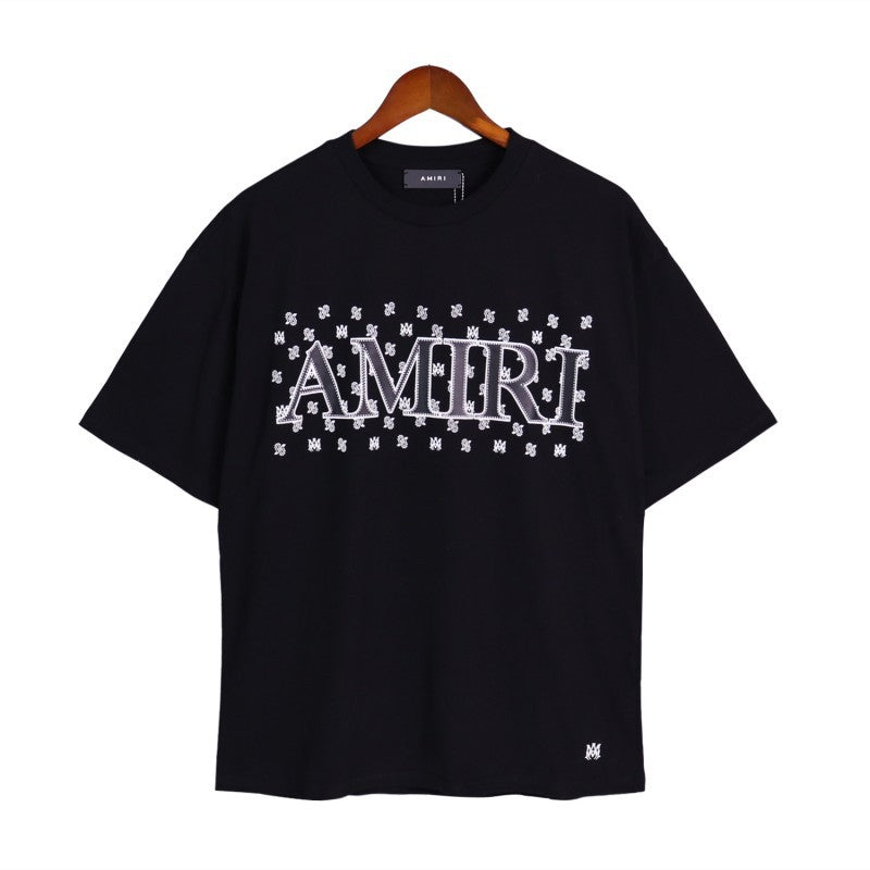 AM 'Paisley Black' Tee