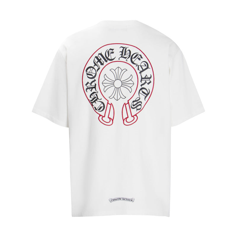 CH Lettered Horseshoes White/Red