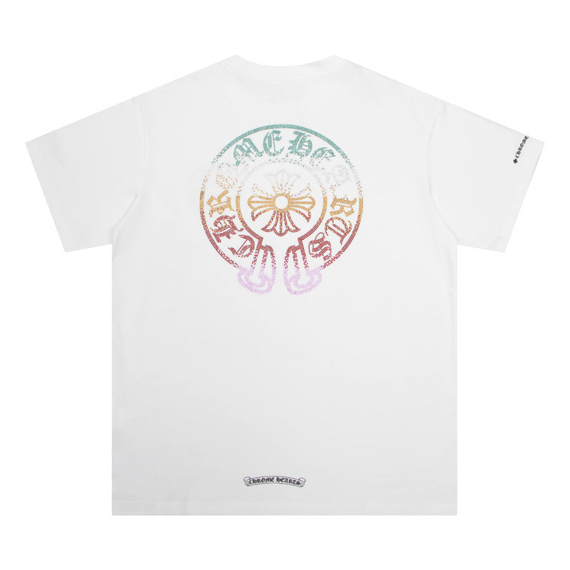 CH Multicolored 'Horseshoe' Flower Short sleeve Tee