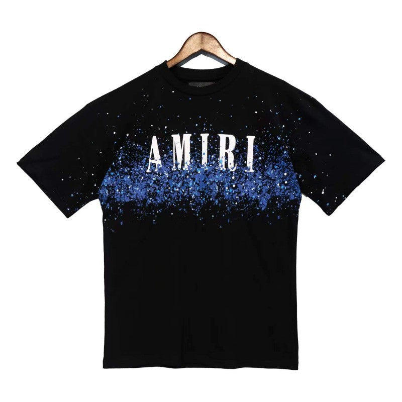 AM 'Crystal Core' Black/Blue Tee