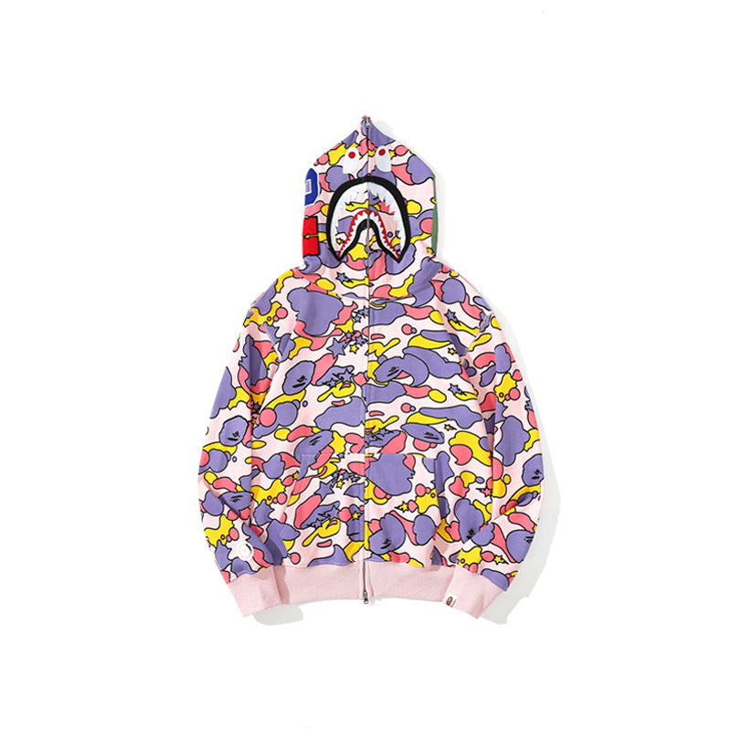 Ape 'Stars' Jacket Purple