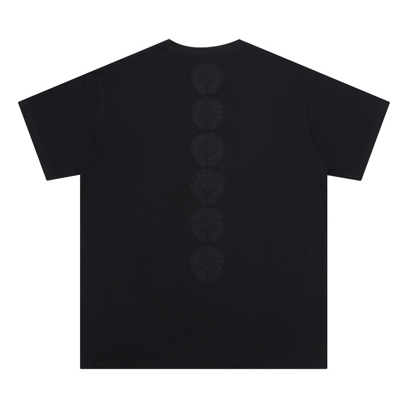 CH Lined Horseshoe Tee BLACK