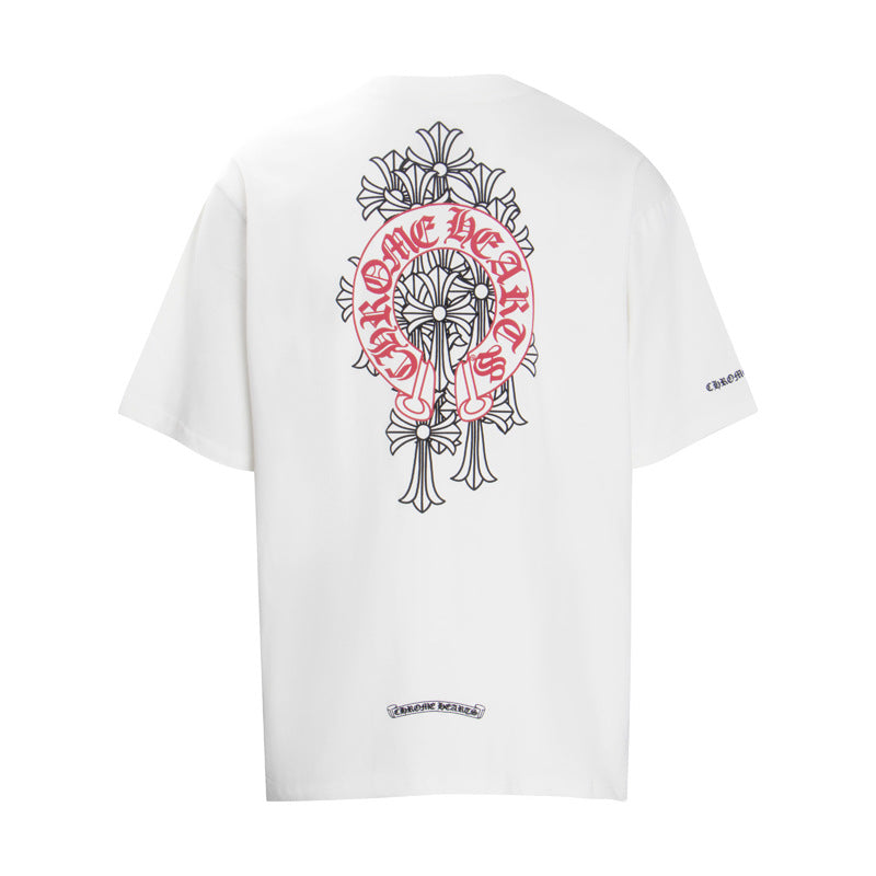 CH Horseshoe Tee White/Red