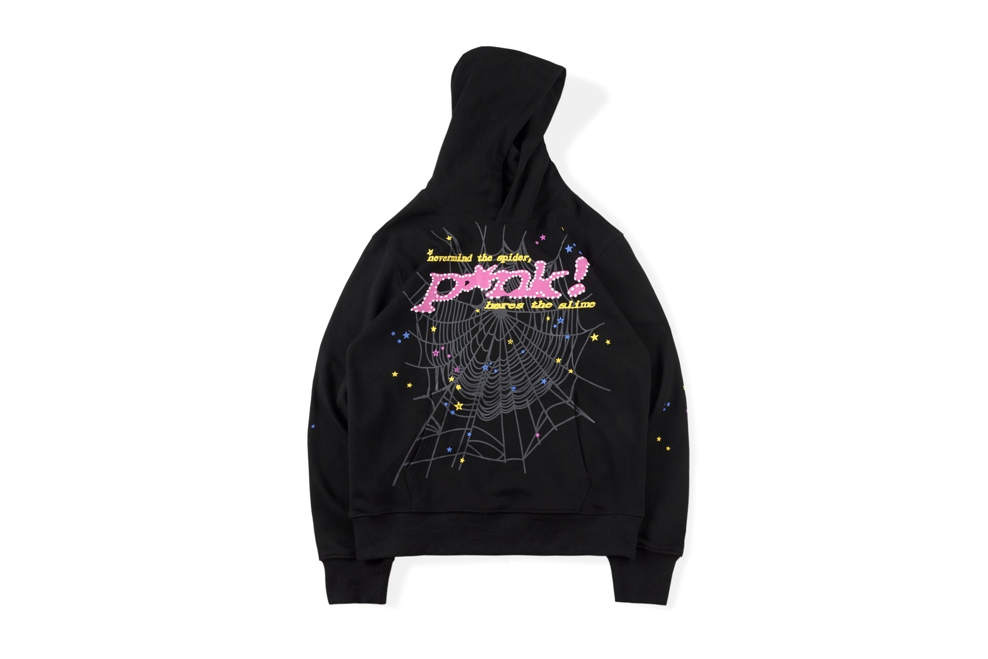 Spider Pink Black Hoodie