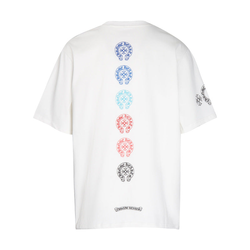 CH 'Multicolored Horseshoes lined' WHITE