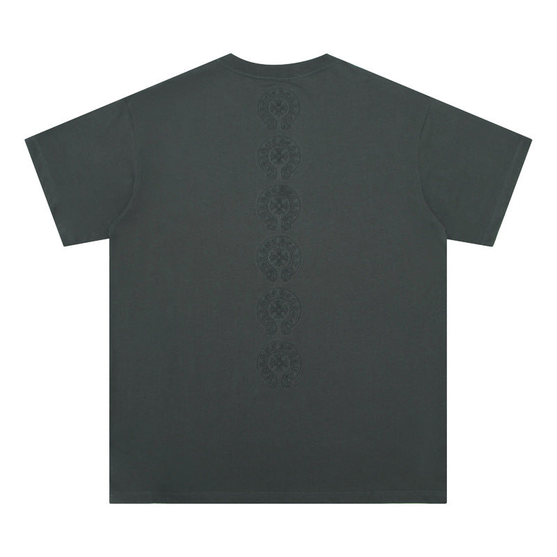 CH Lined Horseshoe Tee GREY