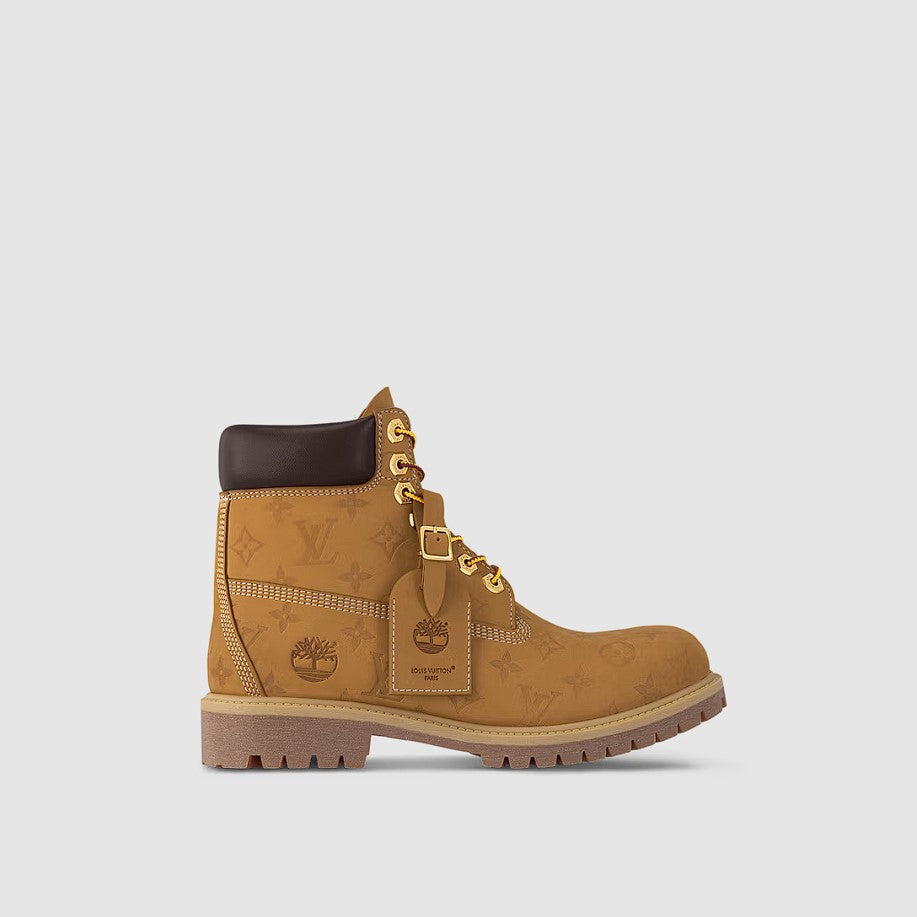 Beige LV x Timberland 6-In Ankle Boot