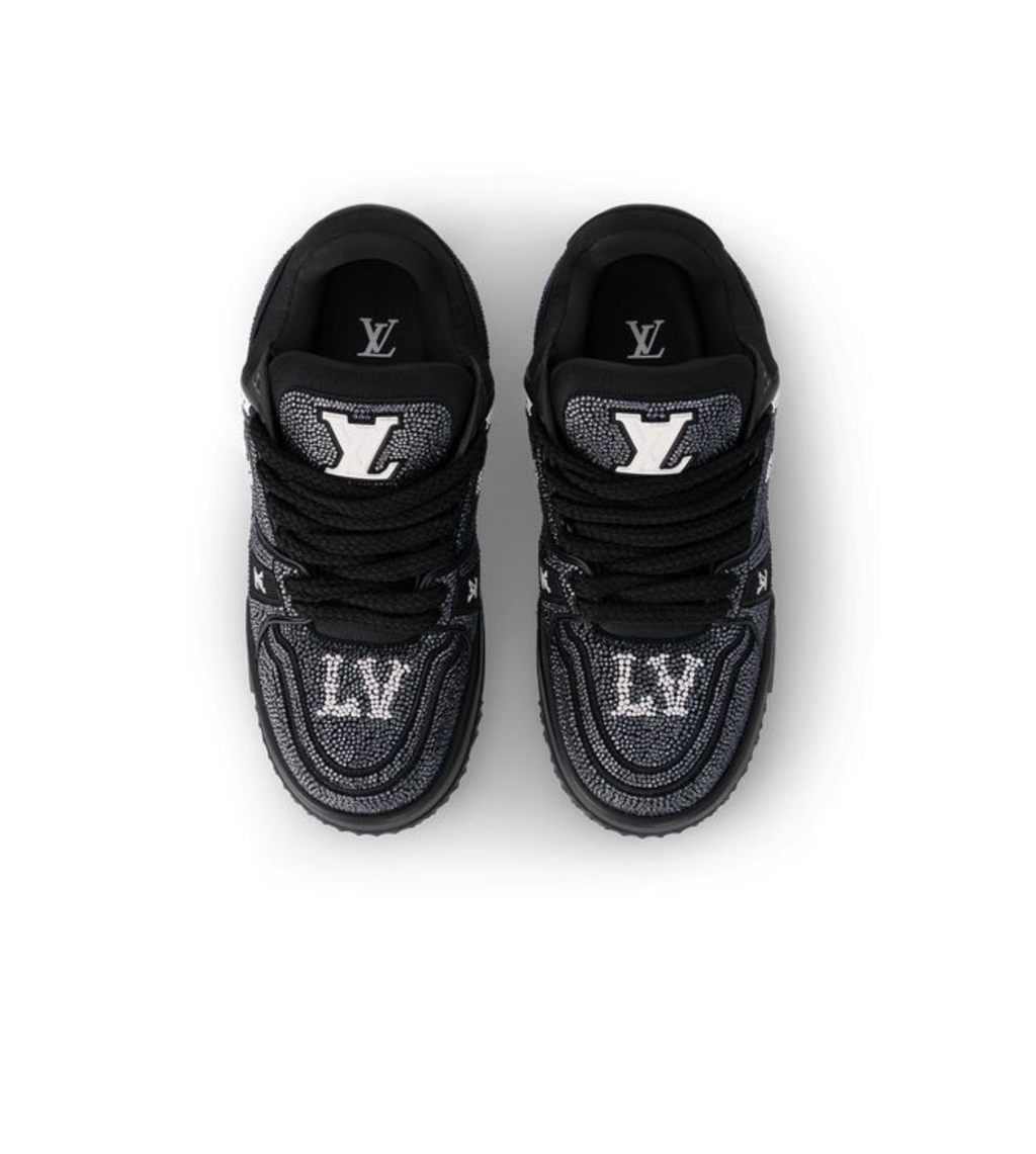 LV 'Maxi Black Swarovksi Crystal'